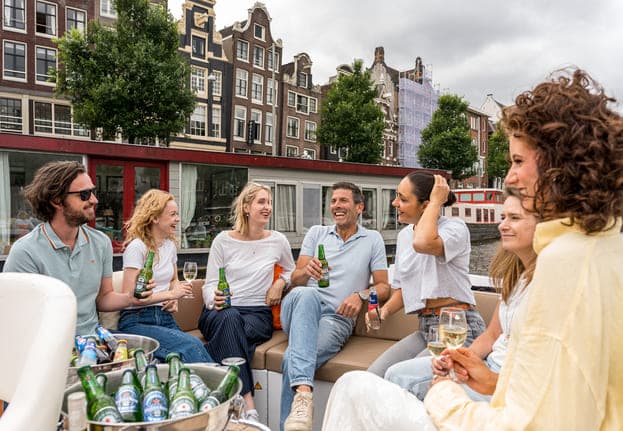 Open Boat Tour Amsterdam With Drinks